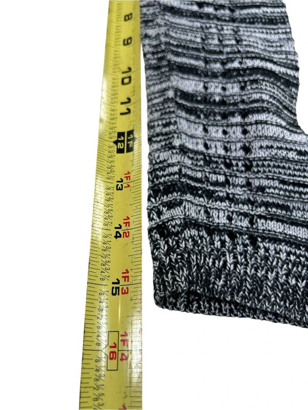 Express Open-Front Marled Gray Cardigan Sweater Cozy Minimalist Classic
